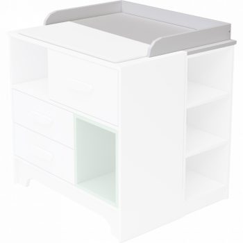 Todi Bianco Pelenkázó toldalék 3 fiókos gyerek komódhoz