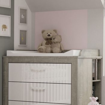   Todi Cube2 -  Pelenkázó toldalék 3 fiókos gyerek komódhoz