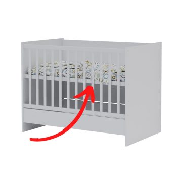 Todi White Bunny Fekvőrács kiságyhoz