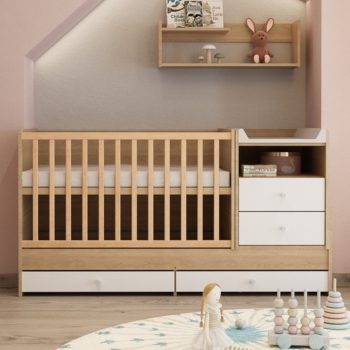 Todi Classic 5 az 1-ben multifunkciós Kombi babaágy 