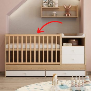 Todi Classic Hátsó oldalrács Kombi babaágyhoz