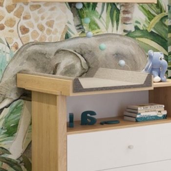 Todi Classic gyerek komód pelenkázó toldalékkal