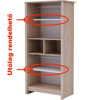 Todi Classic Polcok gyerekszoba nagyszekrényhez