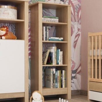 Todi Classic Keskeny nyitott polcos gyerekszoba szekrény