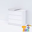 Todi Elegant 3 fiókos gyerek komód