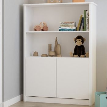 Todi Elegant Nyitott polcos + 2 ajtós gyerekszoba szekrény
