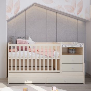 Todi Happy  5 az 1-ben multifunkciós Kombi babaágy