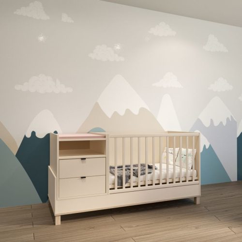 Todi Misty Kasmír Kombi babaágy pelenkázóval