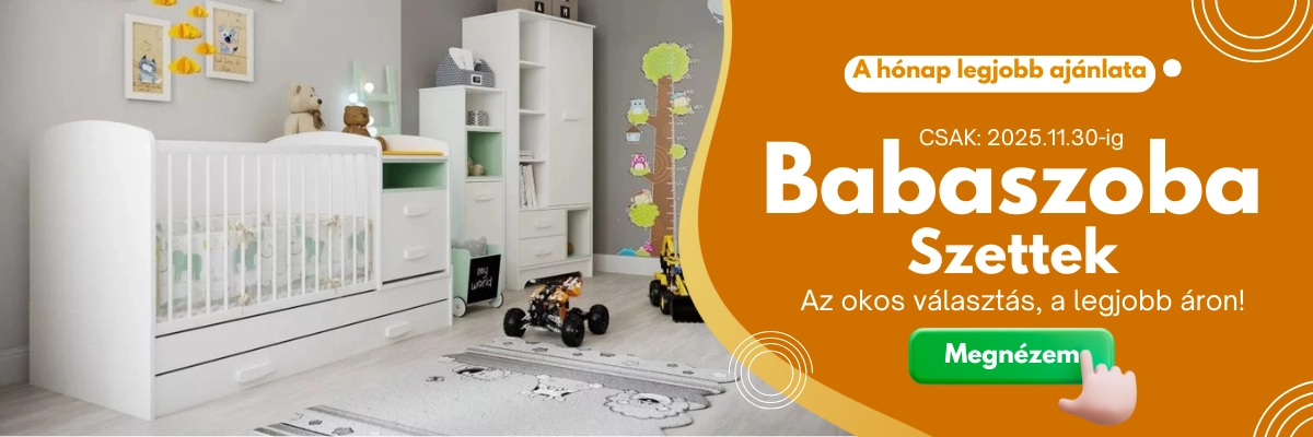 Todi babaszoba szett a hónap legjobb ajánlata